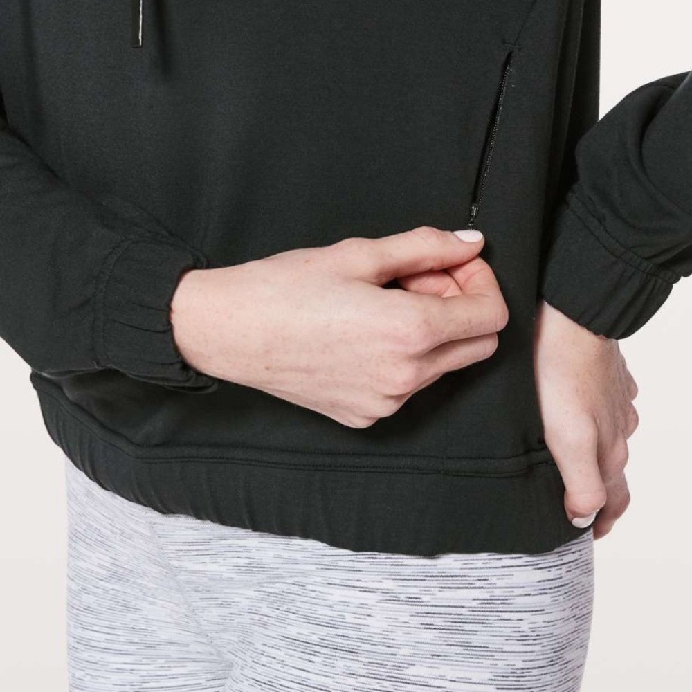Lululemon Twisted & Tucked Pullover Black W3AVHS - Picture 3 of 7